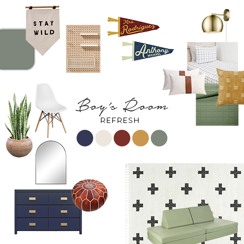 Mood Board: Boys Room Refresh